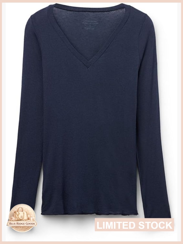 Sheer V-Neck Modal Cashmere Top Elegant Minimal Chic Layering Essential